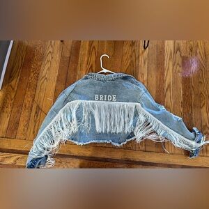 Bride fringe jacket